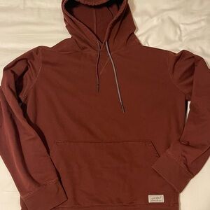 Eddie Bauer Men's Burgundy Hoodie sweatshirt size size large. Great condition